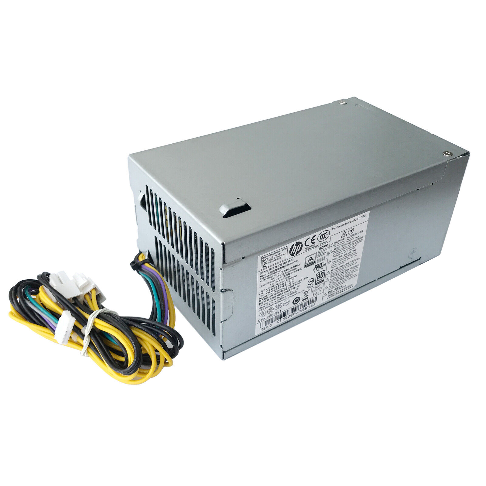 New For HP Pavillion 590 Desktop 180W Power Supply L08261-002 80 Plus Gold PSU