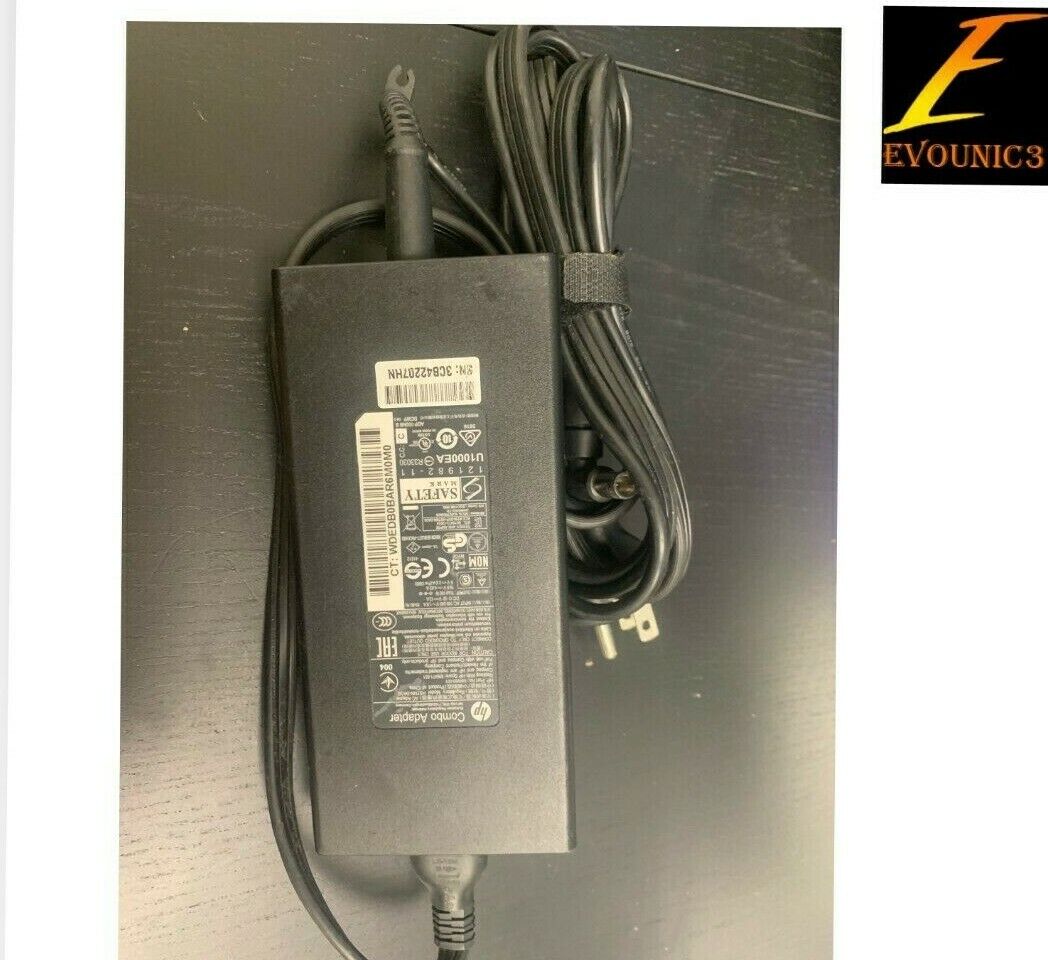 Genuine HP Combo Adapter  HSTNN-DA36 19.5V 4.62A w/P.Cable 698471-001 696960-001