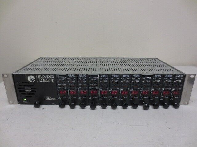 Blonder Tongue MIRC-12(V) Chassis w/ACM 806 x12 & MIPS-12 Power Supply