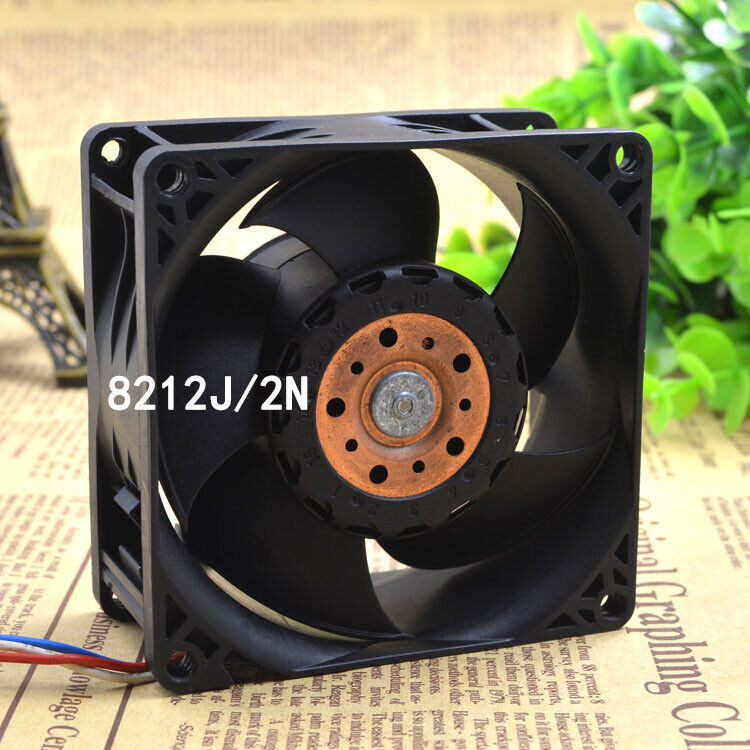 Used and tested ebm-papst 8212J-2N 12V 8cm 80X80X38mm Advanced mute cooling fan