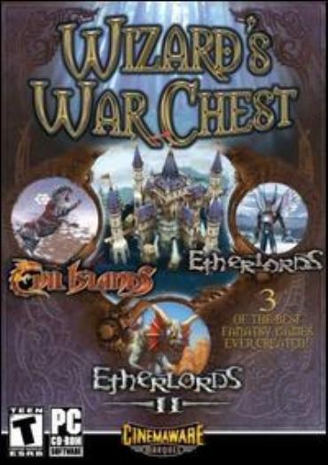 Wizard's War Chest PC CD 2 games Evil Islands Curse of the Lost Soul Etherlords