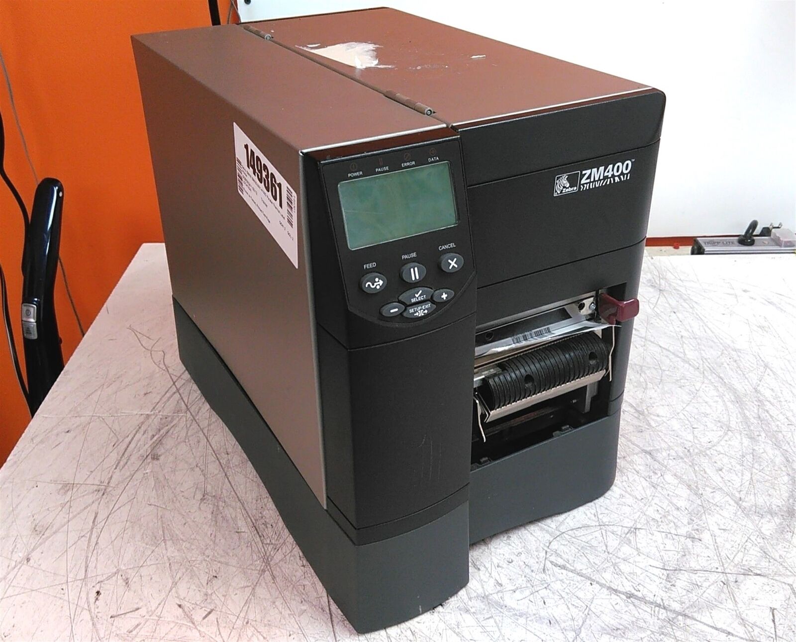 Zebra ZM400 ZM42Z-2001-4100D Parallel USB Thermal Label Printer 