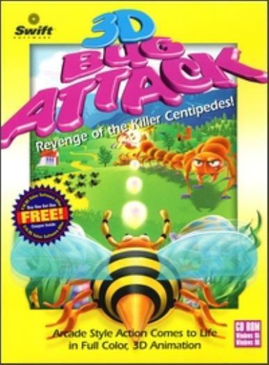 3D Bug Attack: Revenge of the Killer Centipede PC CD fight ants ladybugs game