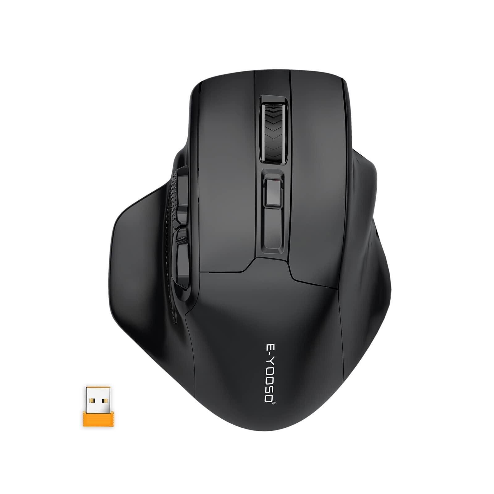 E-YOOSO Large Wireless Mouse, X-31 Large Mouse for Big Hands, 5-Level 4800 DP...