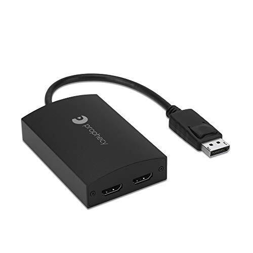 gofanco Prophecy 1x2 DisplayPort to HDMI Muti Monitor Adapter / Splitter MST Hub