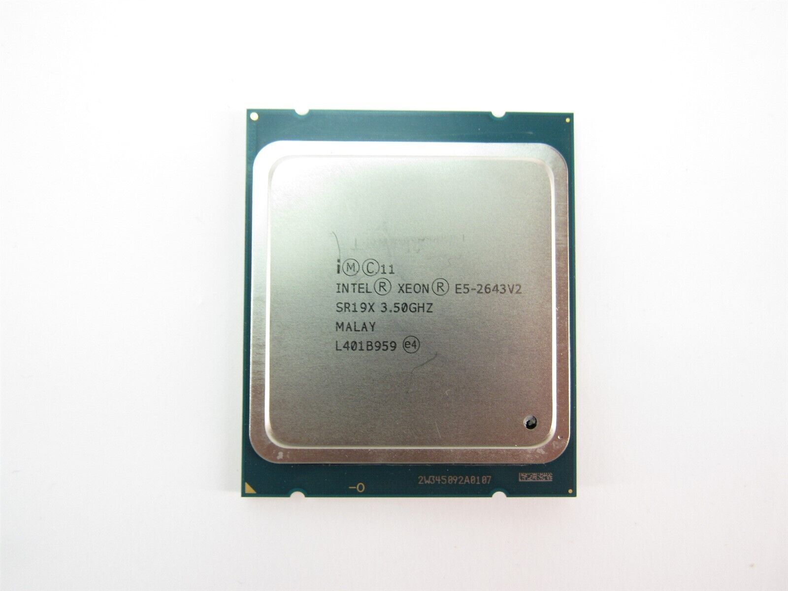 6x Intel SR19X Xeon E5-2643 V2 3.50GHz 6C 6 Core  LGA2011 CPU Processor Lot Of 6