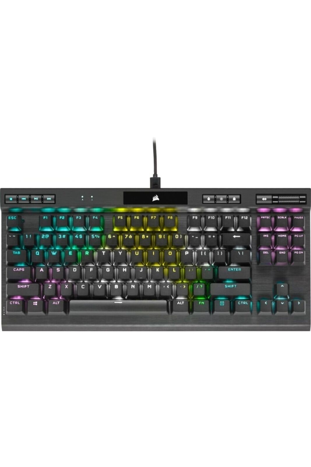 CORSAIR K70 RGB Tenkeyless Mechanical Gaming Keyboard - CHERRY MX SPEED Switc...