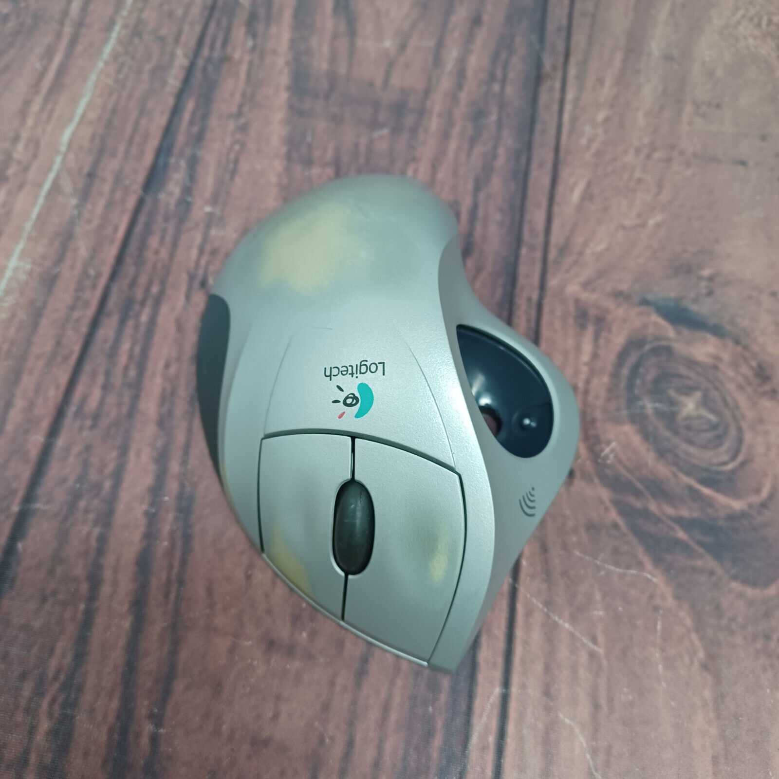 Logitech Cordless TrackMan Wheel Trackball Mouse T-RA18 ~NO BALL, UNTESTED~