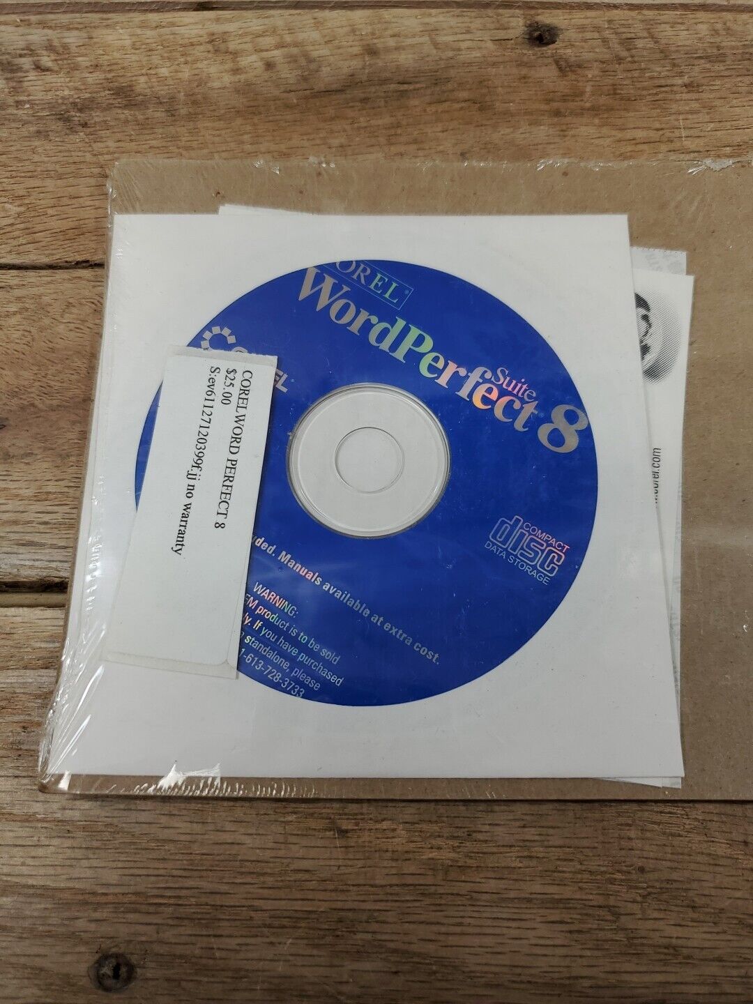 Corel Word Perfect Suite 8 Software CD Windows 1997