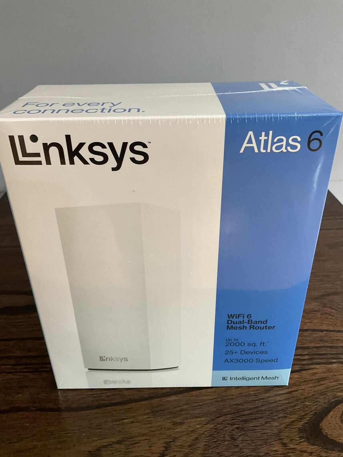 Linksys Atlas 6 Dual-Band Mesh Router WiFi 6  1-Pack pin