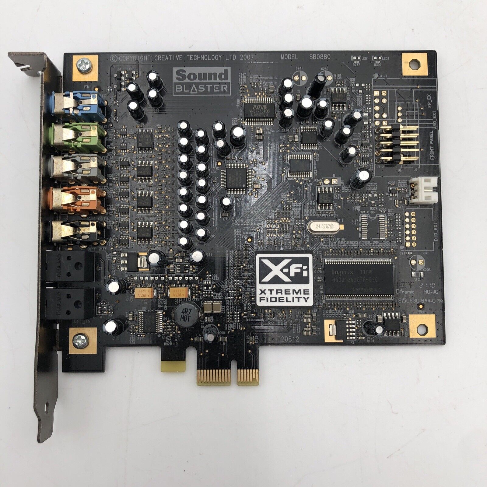Creative SB0880 PCIe Sound Blaster X-Fi Titanium Audio PCI-E 7.1CH CARD READ B