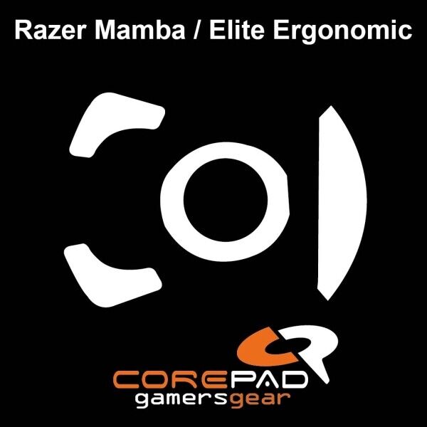 Corepad Skatez Razer Mamba Elite Ergonomic Mouse Feet Hyperglides PTFE Teflon