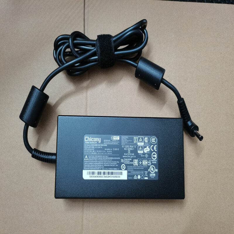 New Original Chicony MSI 20V 11.5A AC Adapter for MSI Stealth GS76 11UG-653US PC