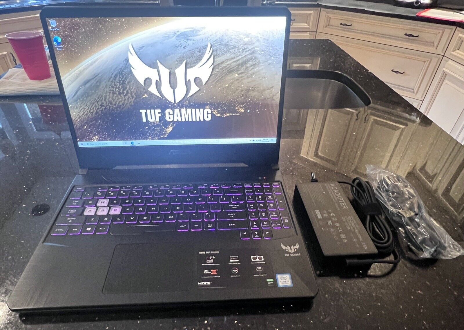 ASUS TUF Gaming FX505GT 15.6” Laptop I7-9750H, 8GB RAM, 1TB NVMe NVIDIA GTX 1650