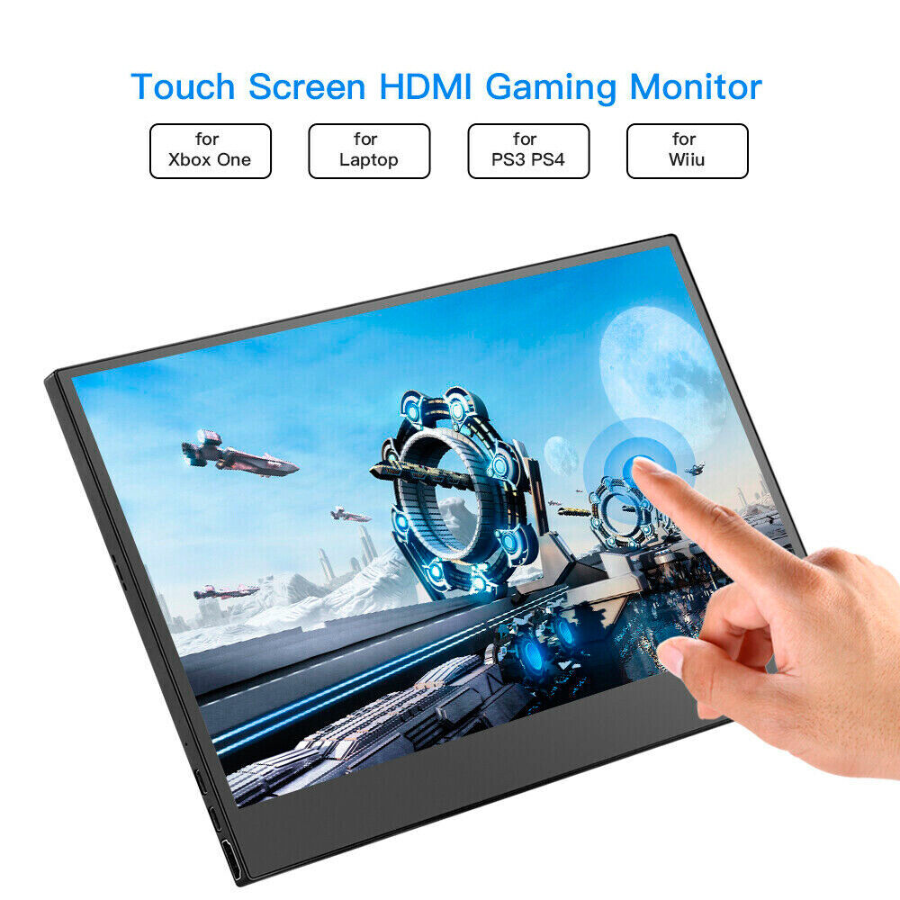 11.6''/13.3''/15.6'' Portable IPS Touchscreen Gaming Monitor Type-C HDMI Display
