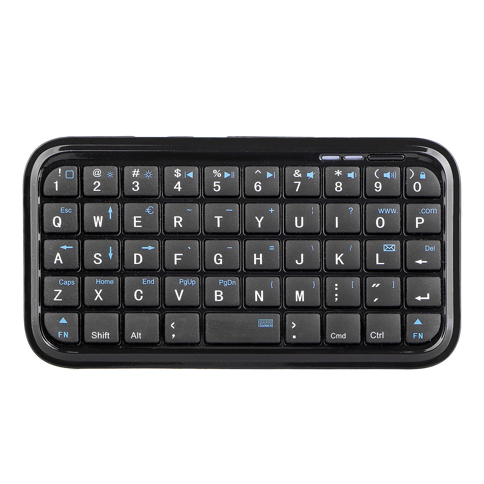 Bluetooth Keyboard Pocket Size for Smart Phone Slim Rechargeable Wireless Keypad