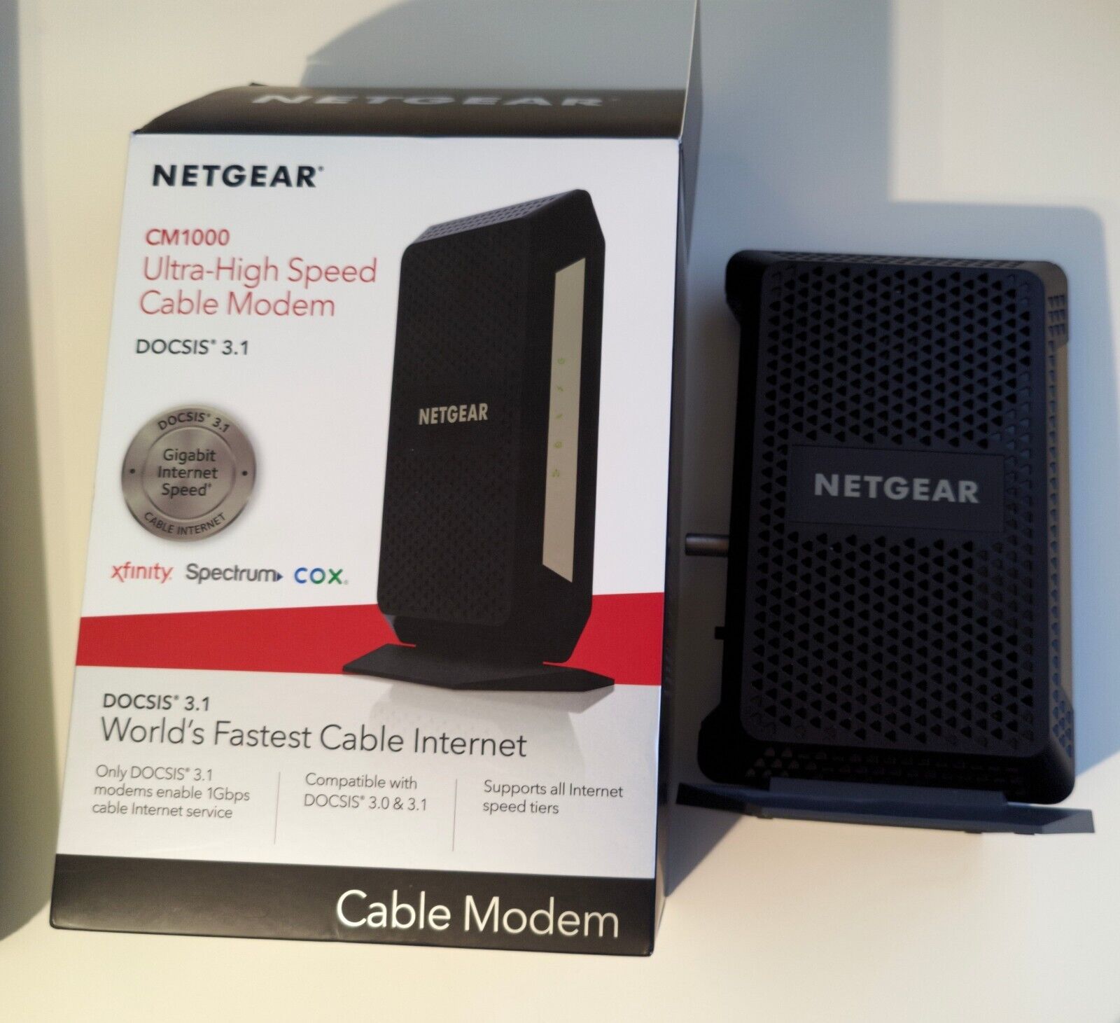 NETGEAR CM1000 DOCSIS 1000Mbps Cable Modem (CM1000-1AZNAS)