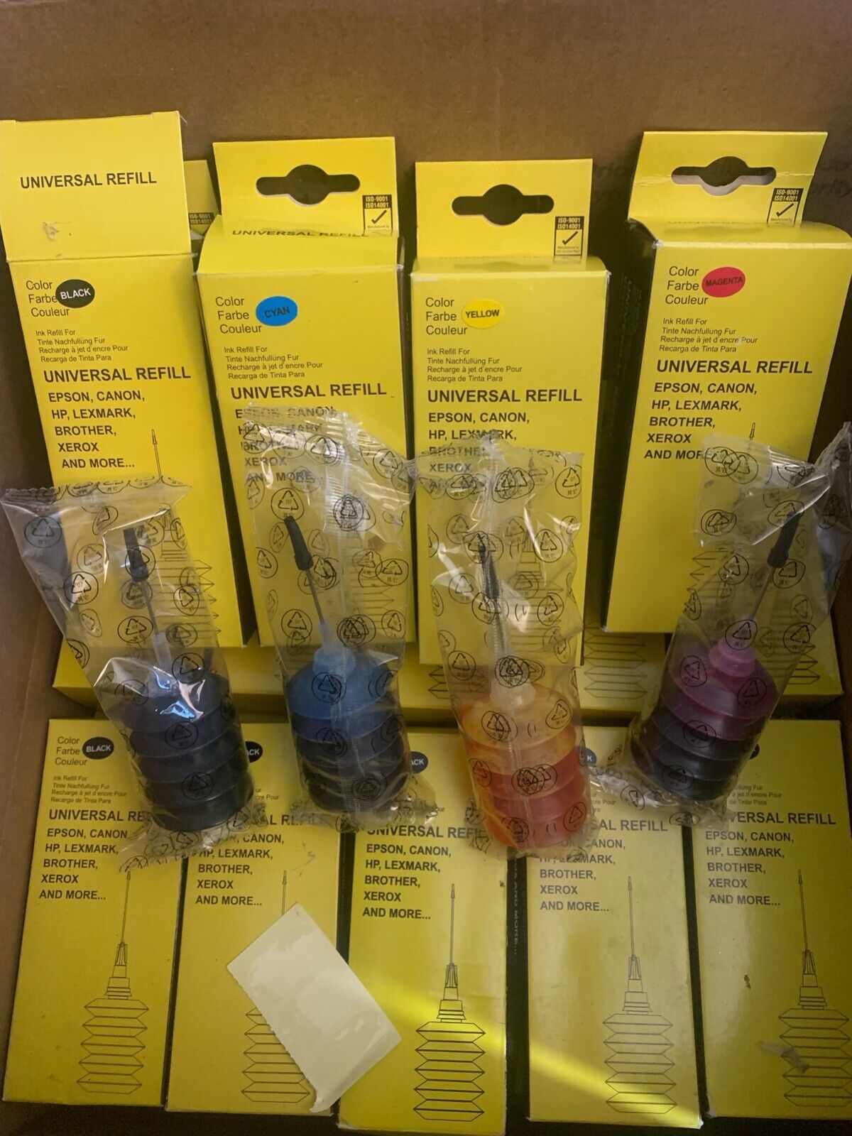 4-Color Bulk Ink Refill Kit for Canon Inkjet Printer Cartridges 97 ink