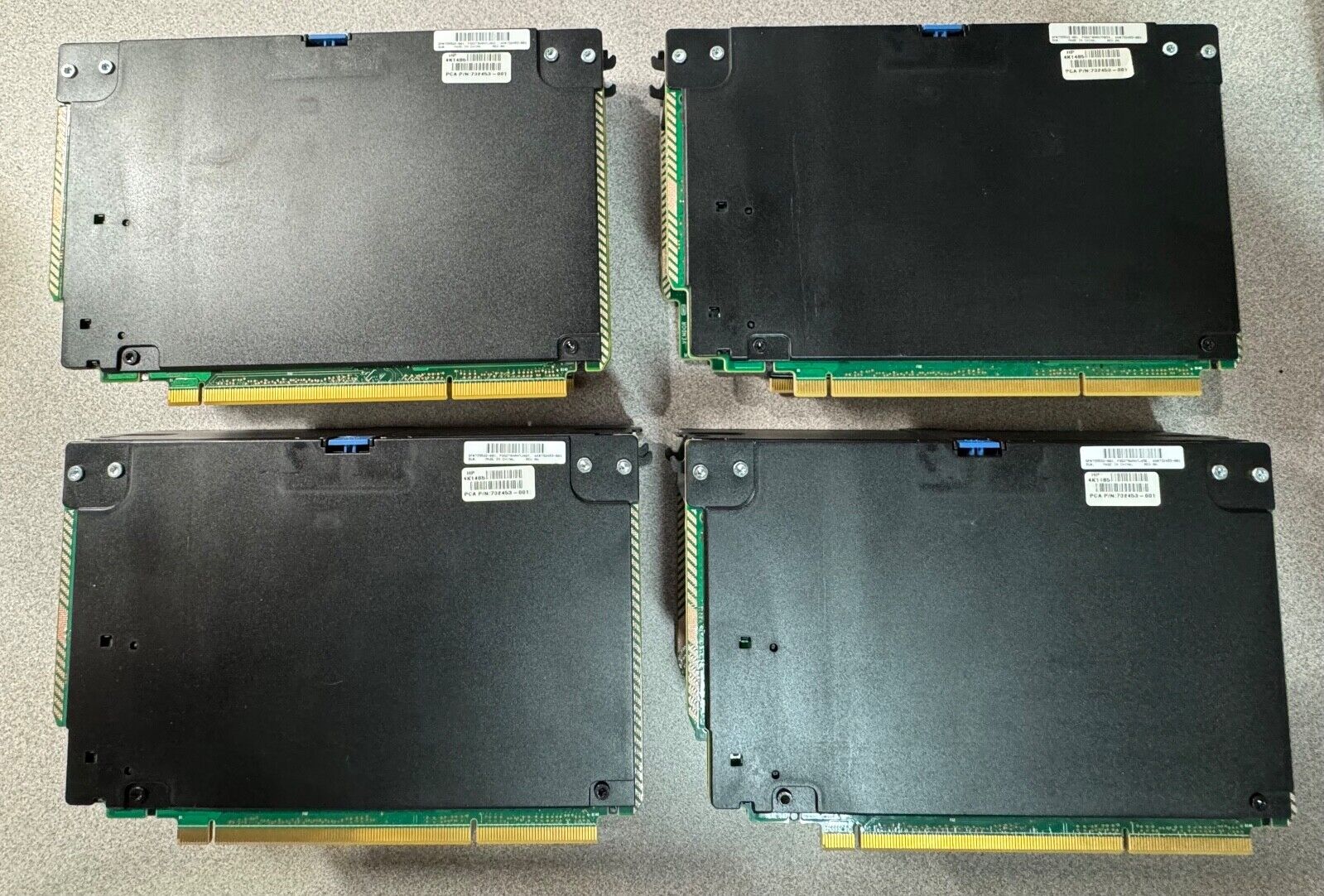 Lot of  HP 013613-001 12-Slot Memory Cartridge For HP ProLiant DL580 Gen8