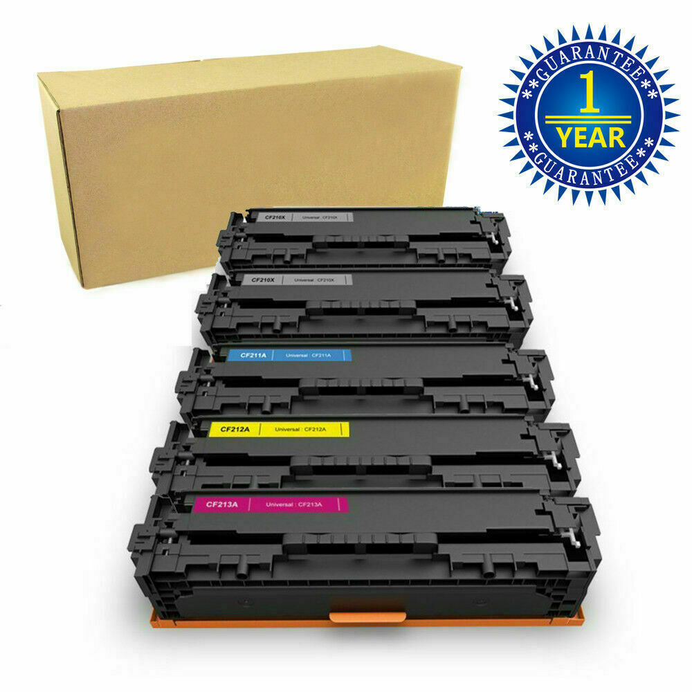 5PK CF210A Toner Cartridge for HP 131A Laserjet  Pro 200 Color MFP M276nw M251nw