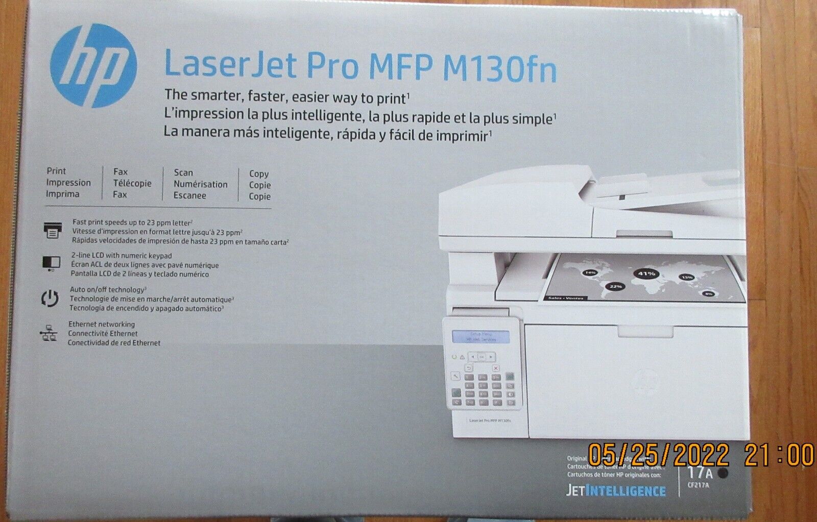 HP LaserJet Pro M130fn All-in-One Laser Printer G3Q59A#BGJ