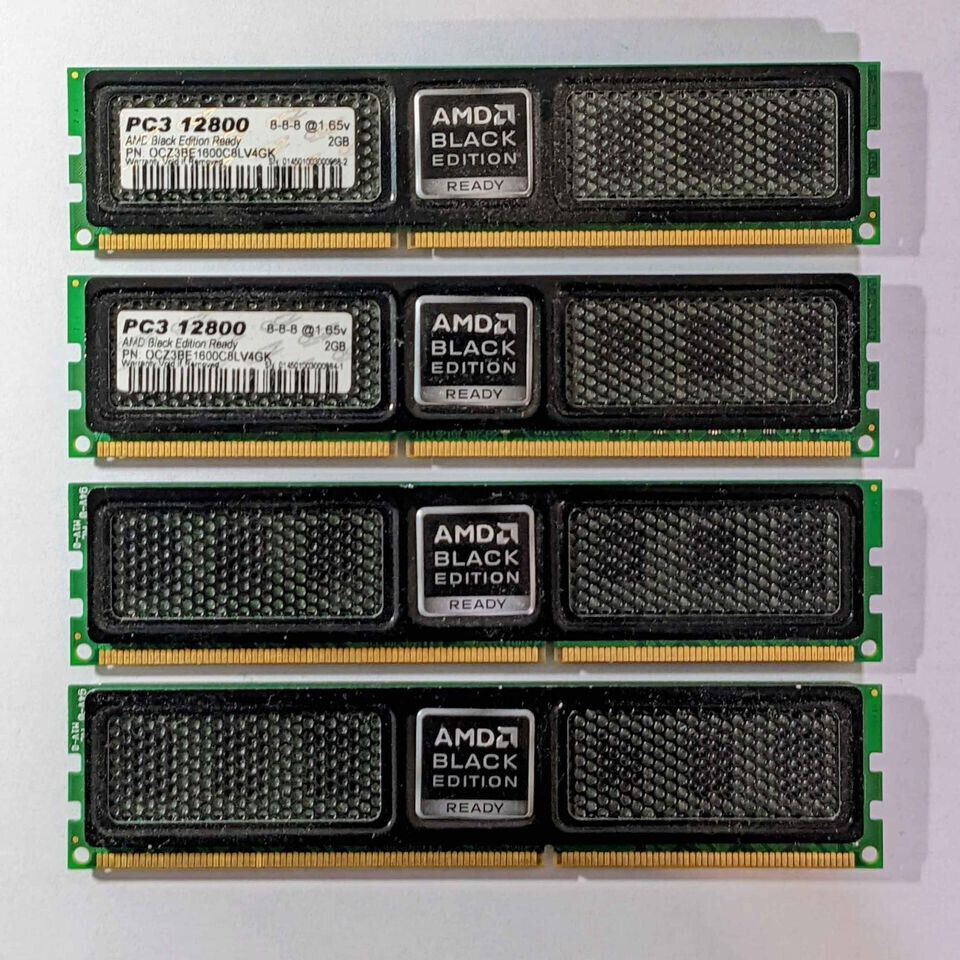 RAM 8GB 4x2GB DDR3 PC3 12800
