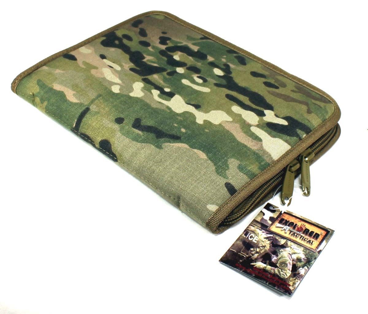MULTICAM Army Camo Soft Padded Gun Pistol Case Range Bag TABLET Ipad COVER