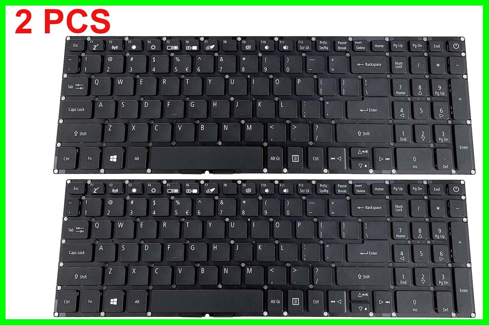 2pcs For Acer Aspire E5-575 E5-575G E5-575T E5-576 E5-576G US Laptop Keyboard