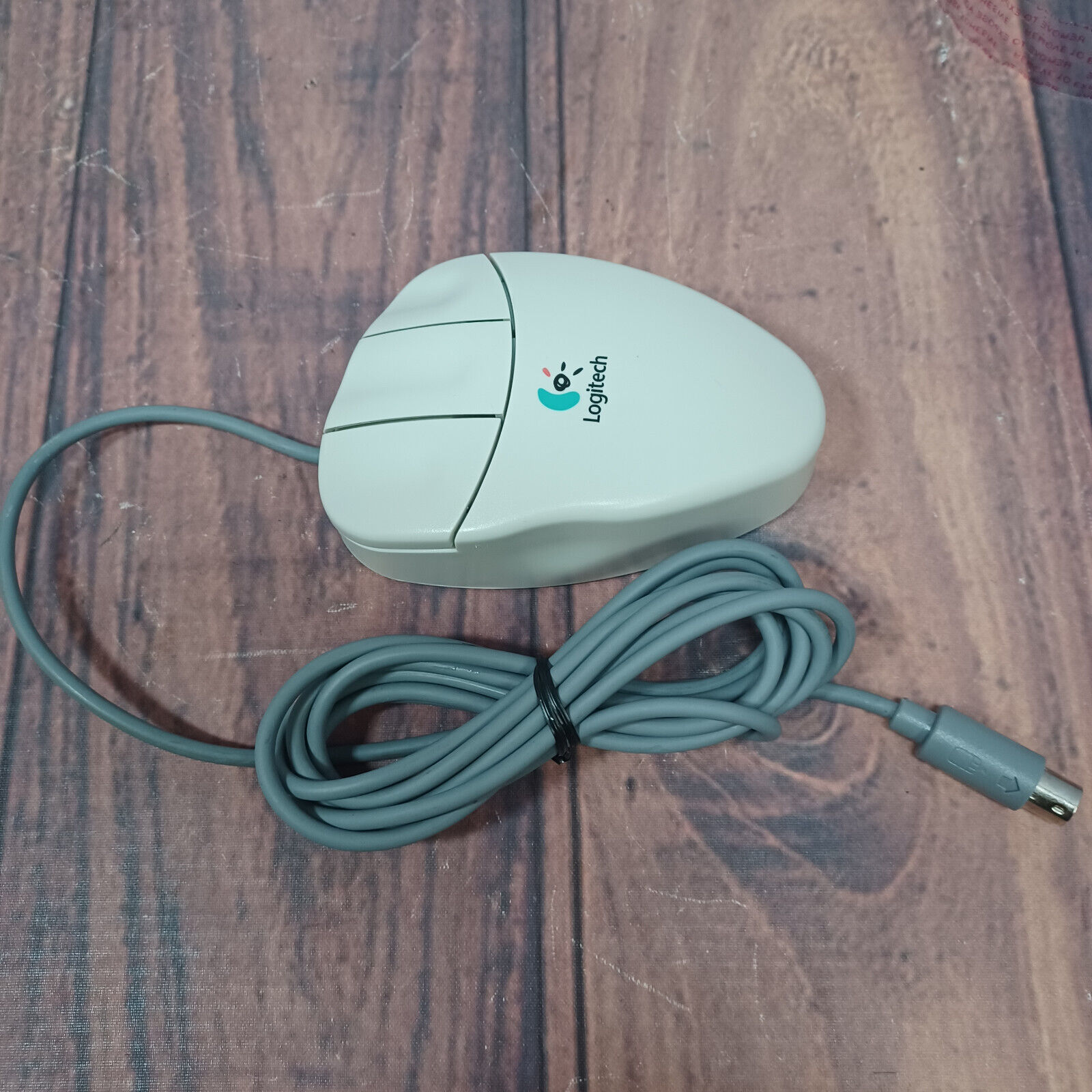 Logitech MouseMan Serial-MousePort M-CQ38 Ps/2 Wired Mouse ~TESTED~ Vintage Vgc