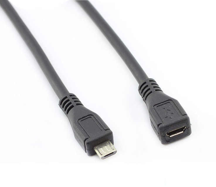 10pcs Micro USB male to female extension cable mobile data cable extension