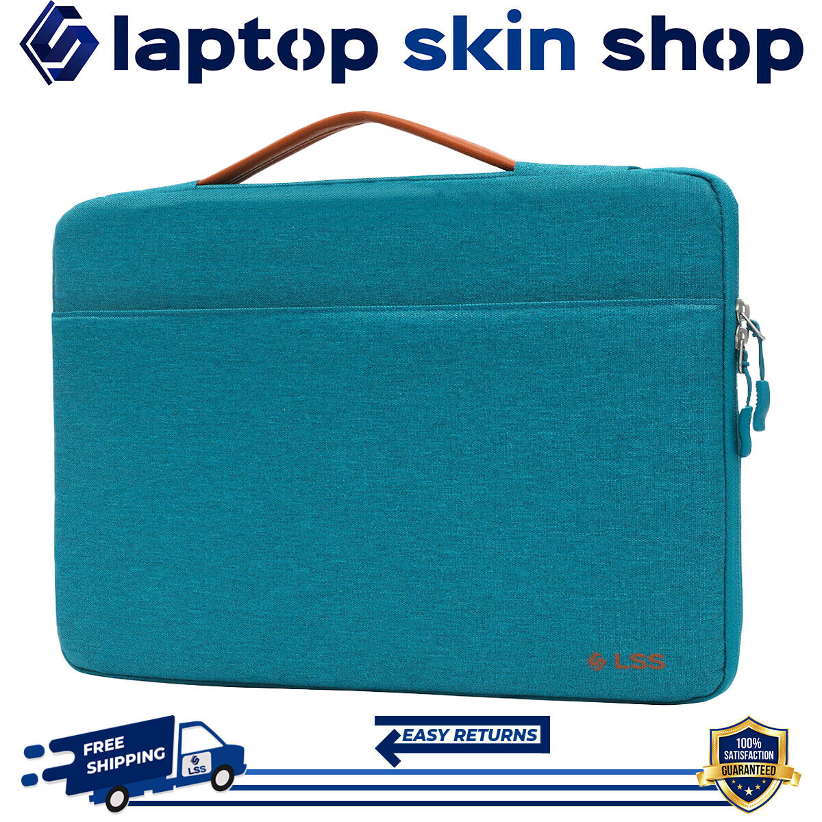 Laptop Bag Sleeve Carry Case Protective Shockproof Handbag 14-15.6 Inch Teal