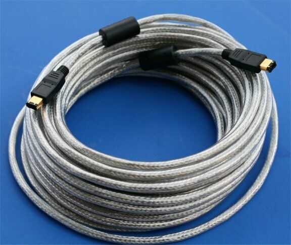10M 30ft Firewire IEEE 1394 6P to 6P Cable 6-6 HDD Digital Camcorder PC MAC DV