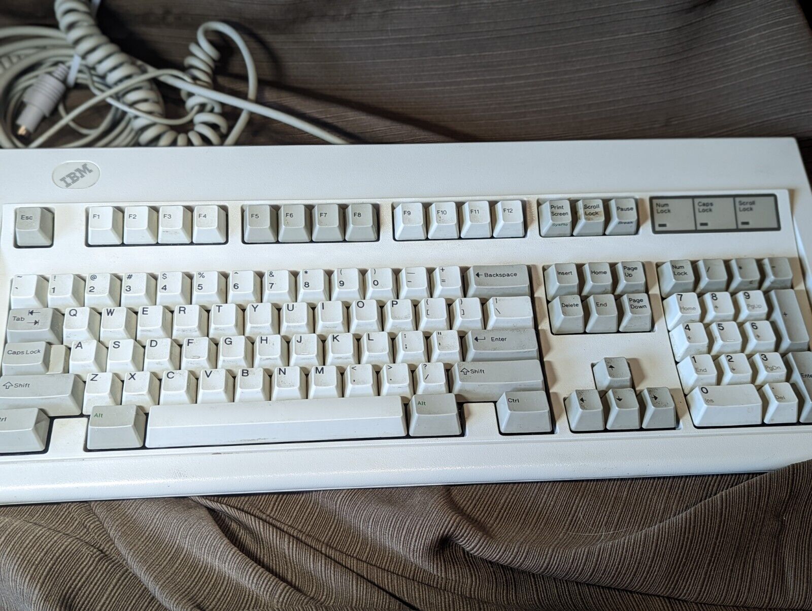 vintage ibm keyboard mouse combo 1992