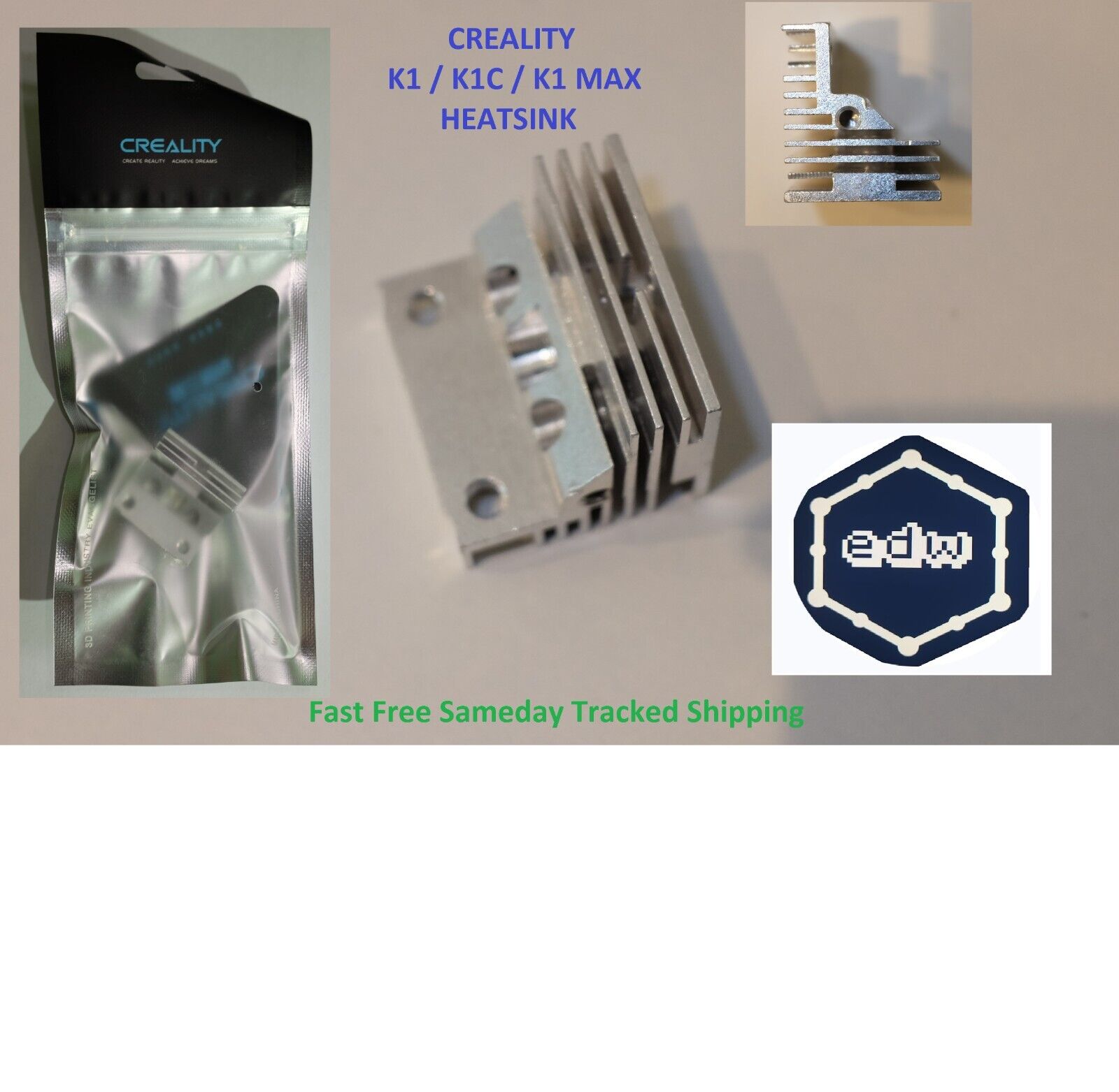 Creality 3D Printer Parts K1 / K1C /K1 MAX Heat Sink All-Metal Radiator Original