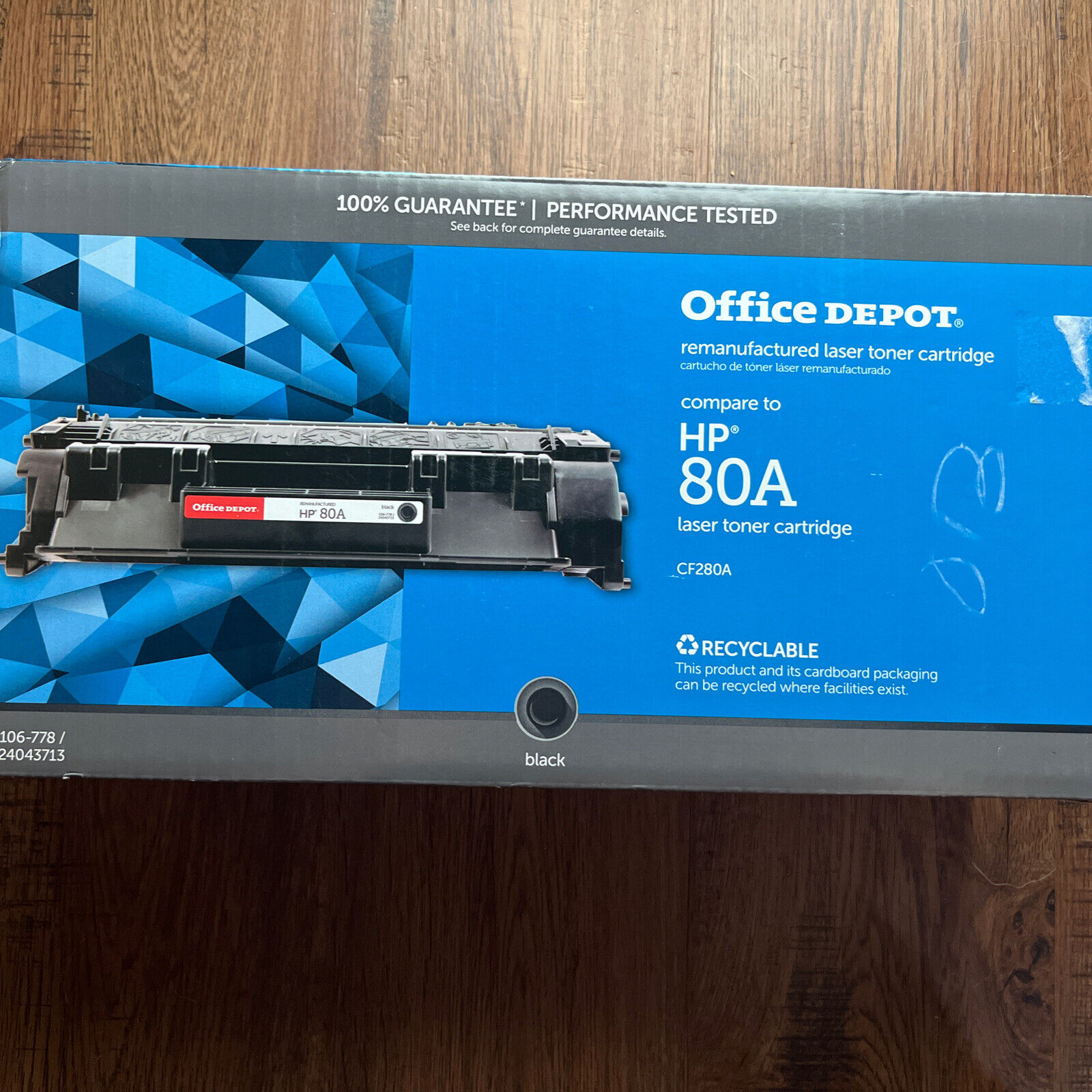 Office Depot® Brand Remanufactured Black Toner Cartridge Replacement 