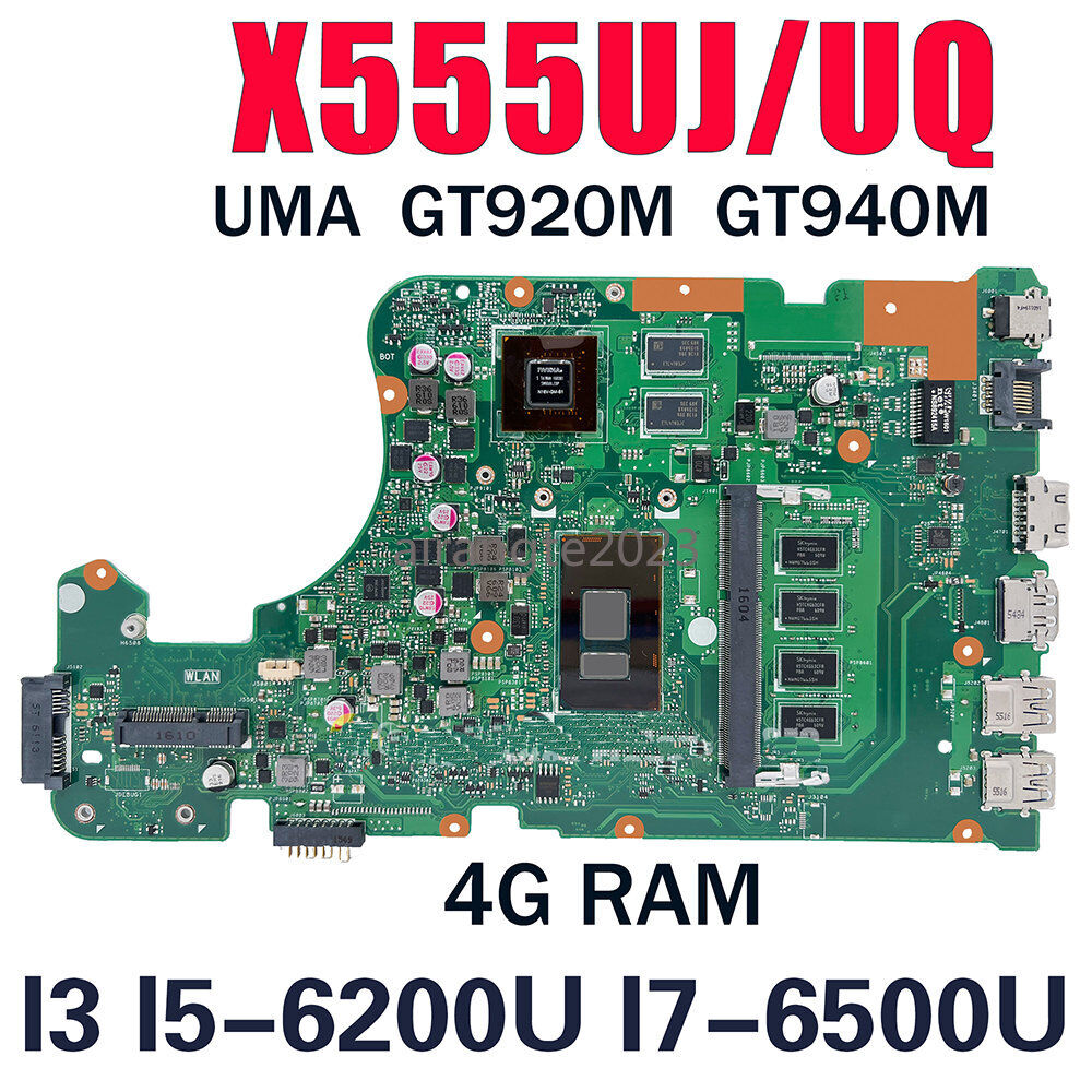X555UJ Motherboard For ASUS X555U X555UB X555UQ X555UA A555U F555U K555U A555UJ