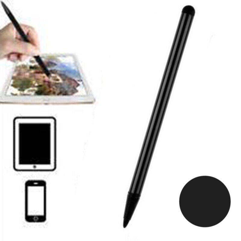 1pc Capacitive Touch Screen Stylus Pen For Tablet Mobile Phone Universal Black