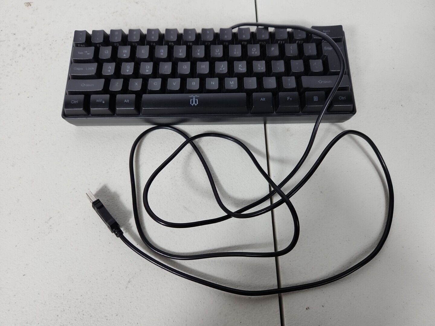 60% Wired Gaming Keyboard RGB Backlit Ultra-Compact Mini Keyboard
