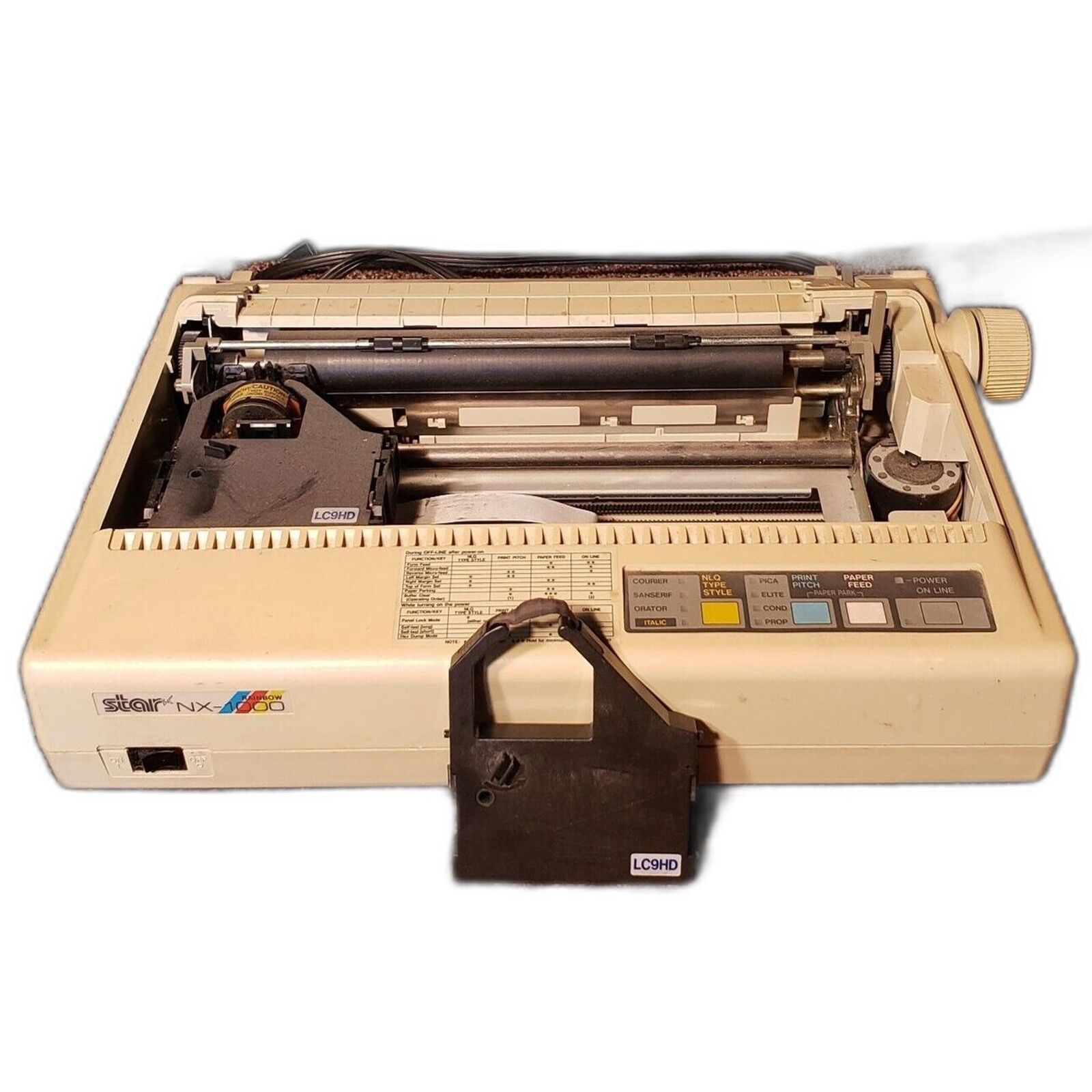 Vintage Star NX-1000 Rainbow Dot Matrix Printer - Vintage Computing