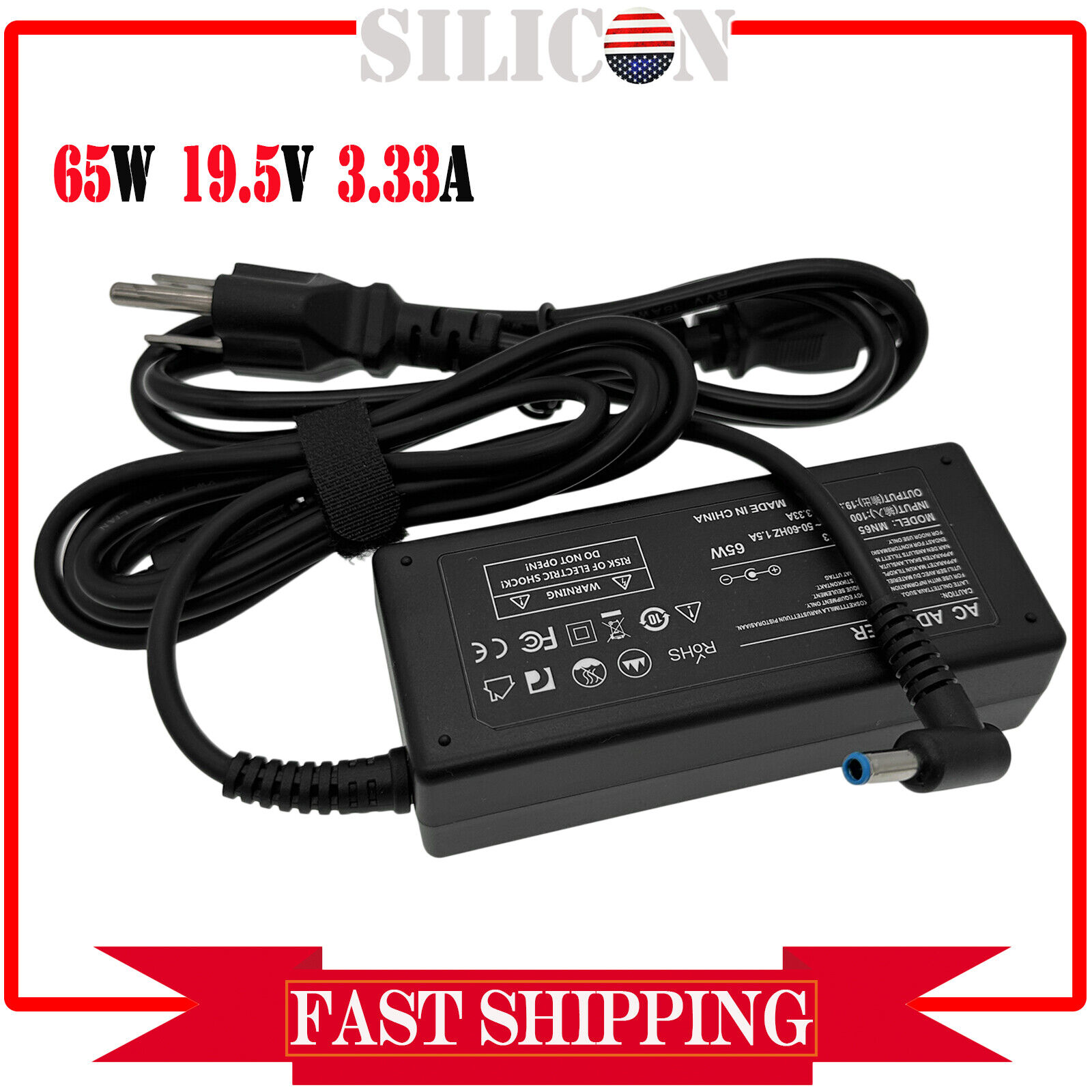 New AC Adapter Charger Power For HP Envy x360 15m-cn0011dx 15m-cn0012dx Laptop