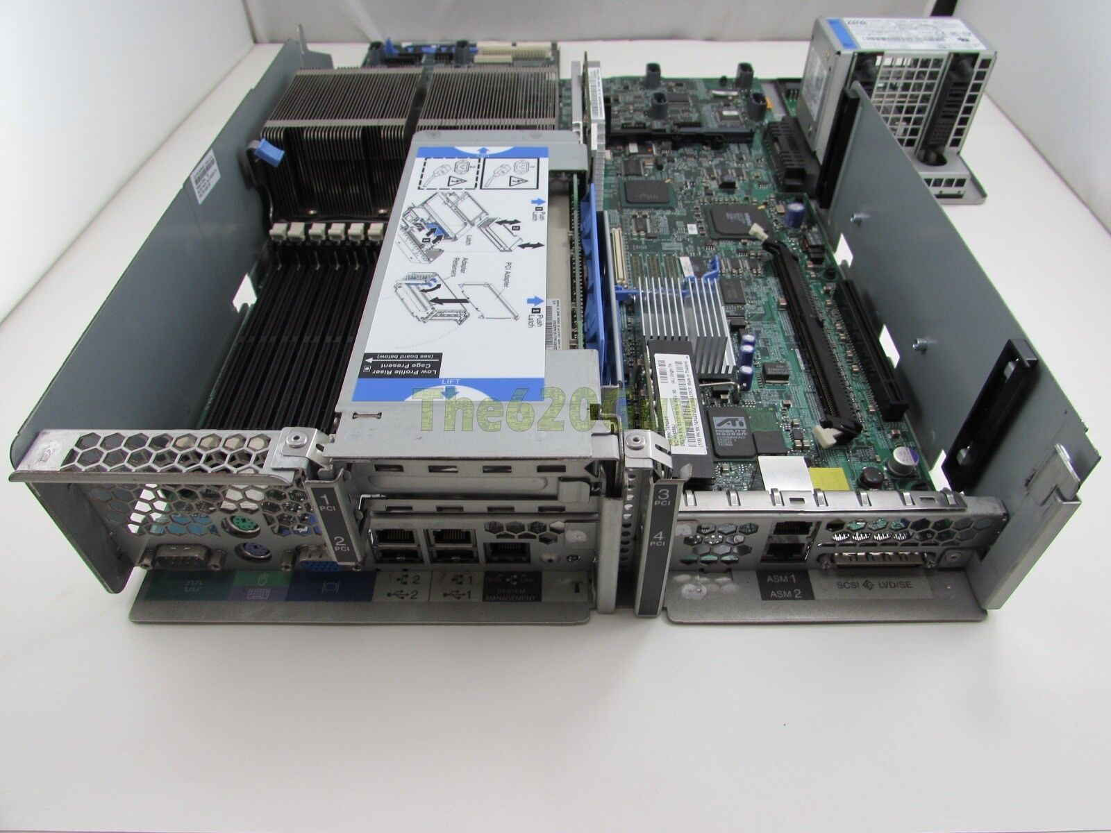 IBM X Series 346 Motherboard 32R1956 + 2x Xeon 3.2GHz CPU + PSU Backplane + Tray