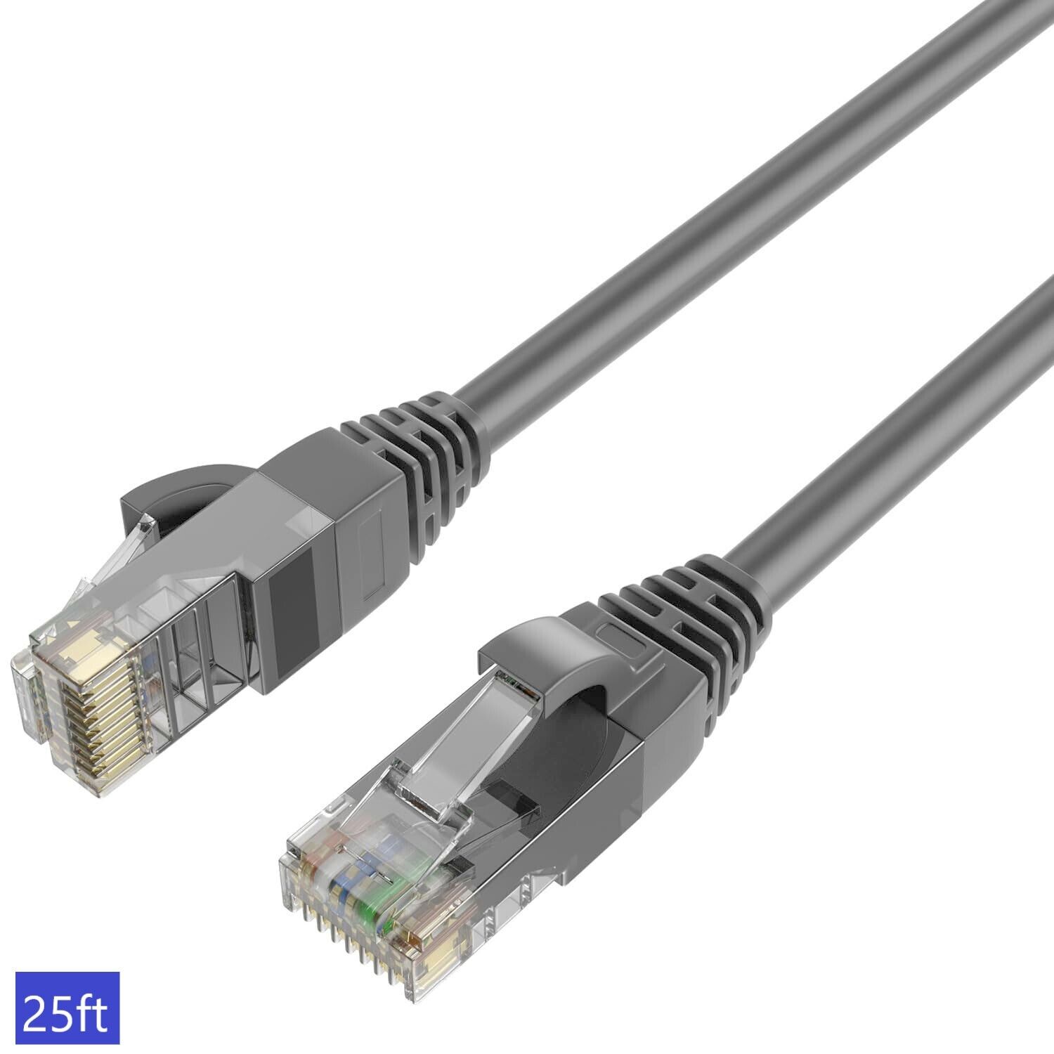 QualGear Cat 6 High-Speed Ethernet Cable - Gray