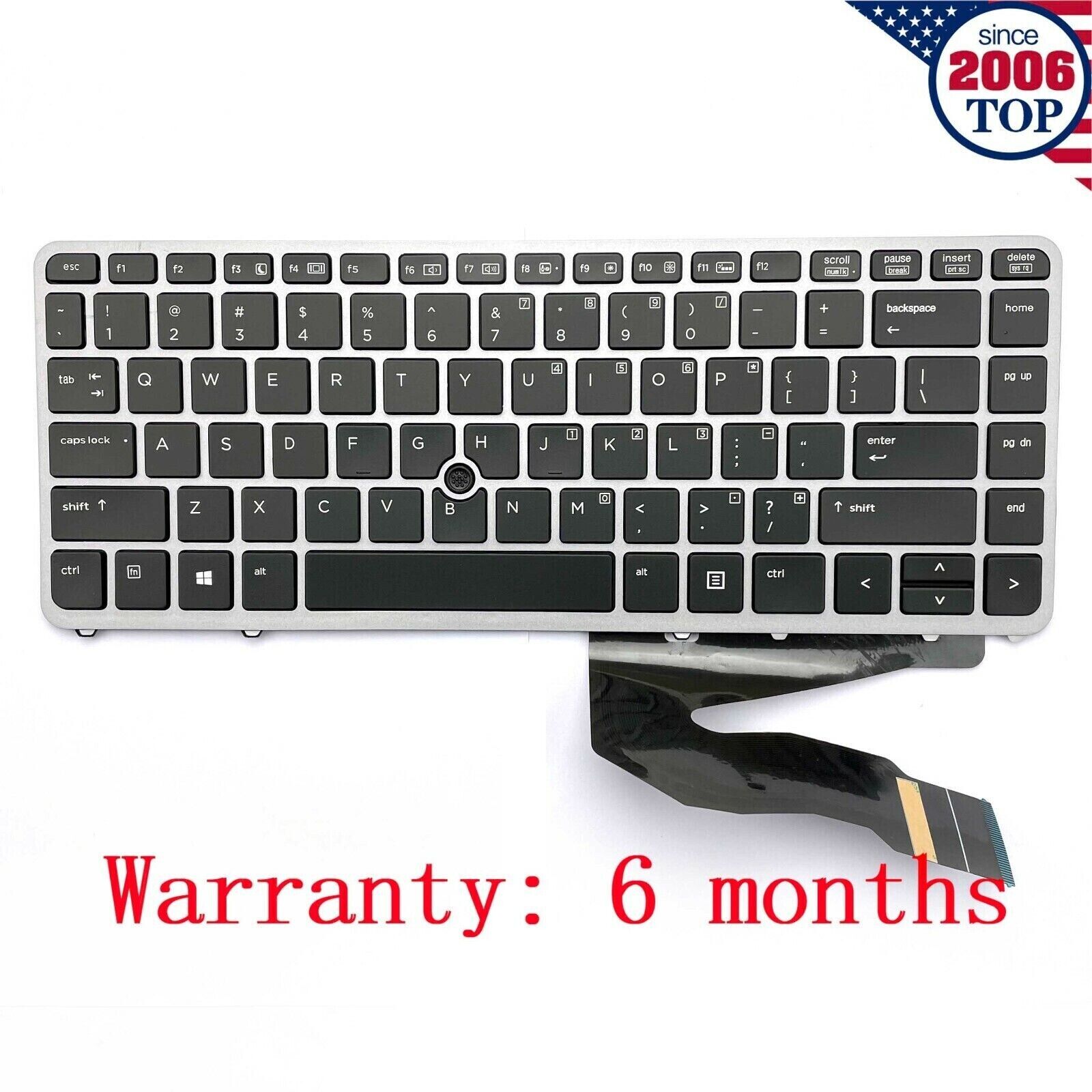 New US Backlit Keyboard for HP EliteBook 840 G1 G2 850 G1 G2