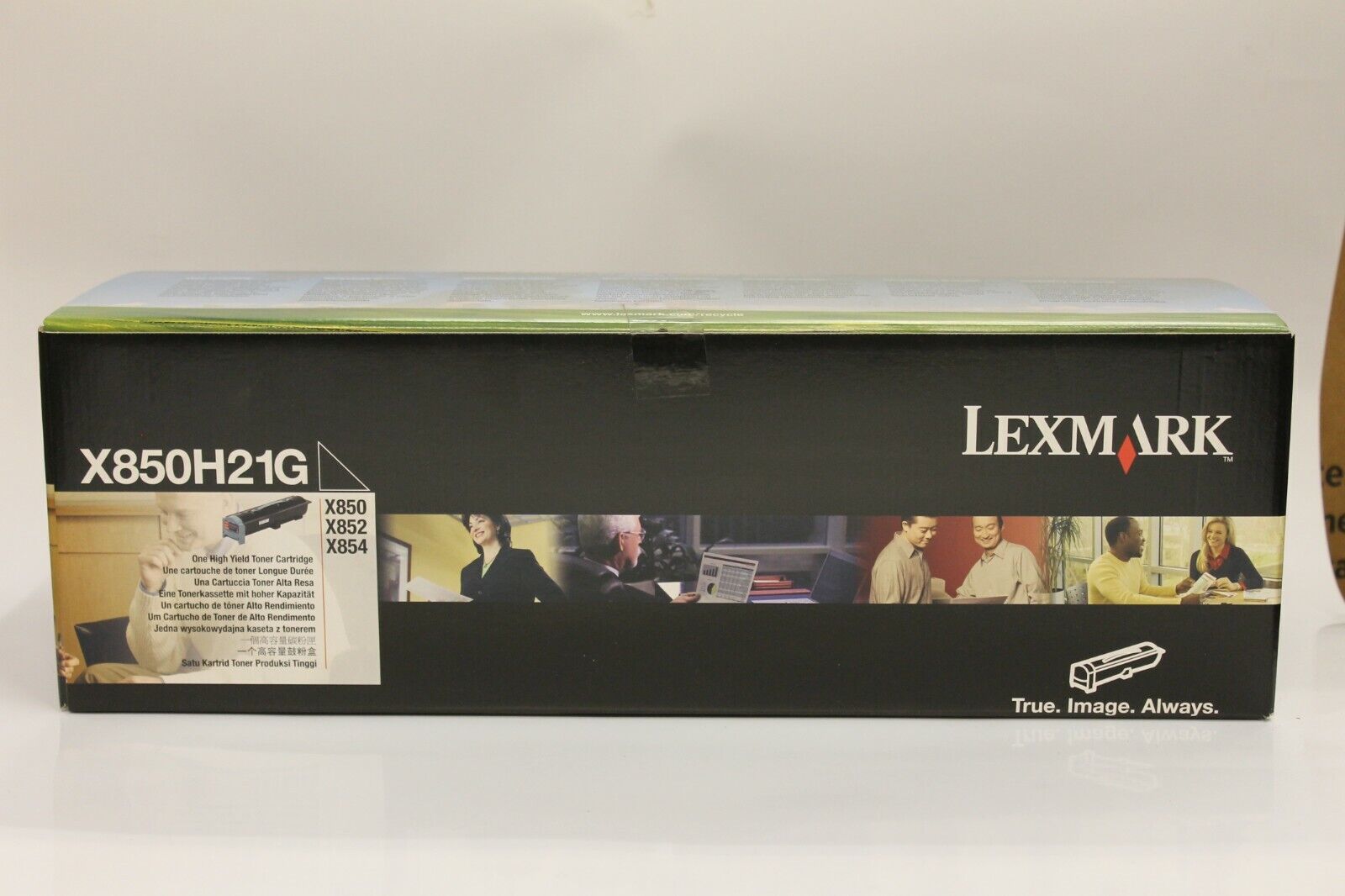 Lexmark X850H21G High Yield Toner Cartridge, Black, New and Unopened 