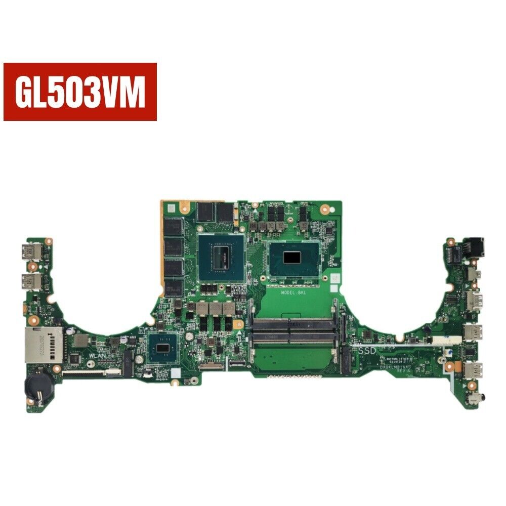 GL503VM Motherboard I7-7700HQ GTX1060M V3G For ASUS GL503V GL503G GL503VD FX503V