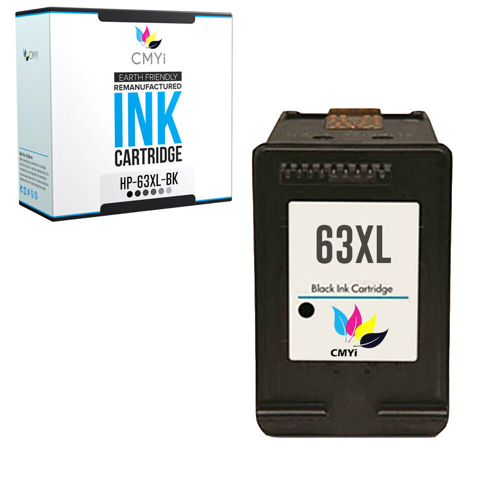 Compatible HP 63XL Black Ink Cartridge for OfficeJet 3830 4650 ENVY 4520 4522