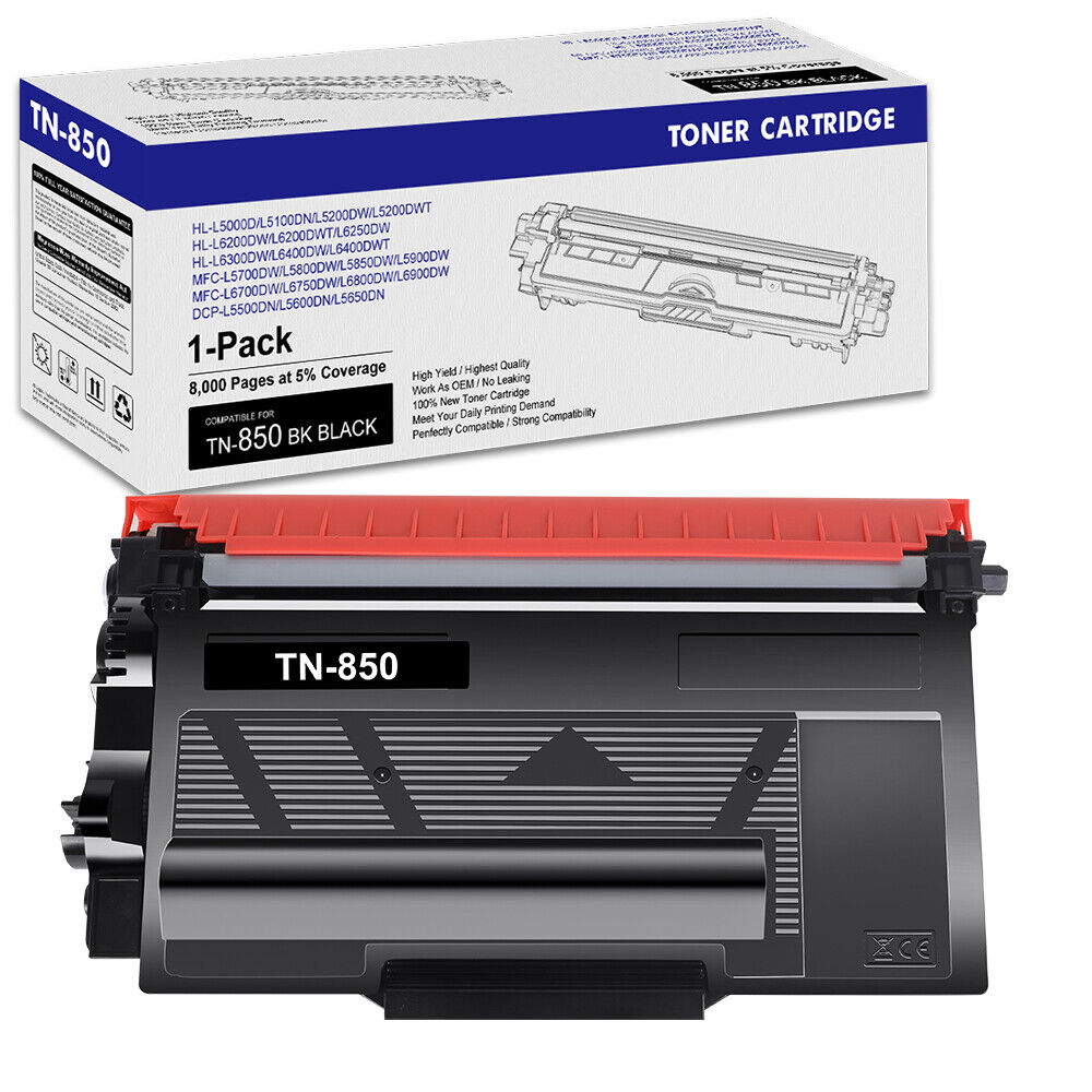 TN850 Toner or DR820 Drum HY Combo Lot for Brother MFC-L5850DW L5800DW L5900DW