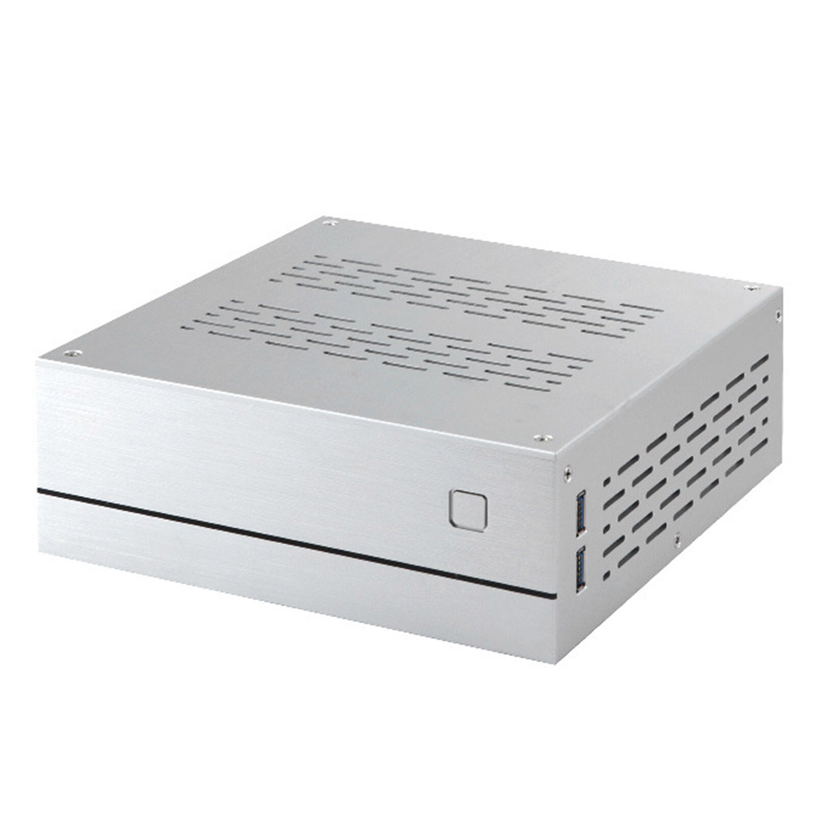 Aluminum Alloy Mini-itx Motherboard Computer Case with Screw for Htpc Heat
