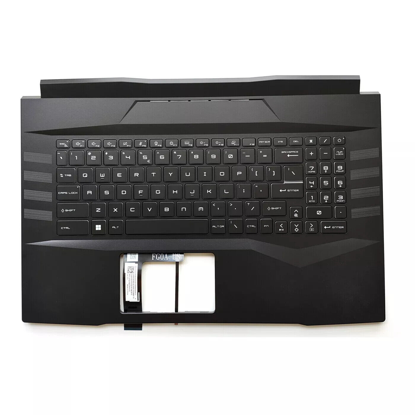 New For MSI Pulse GL76 11UDK SCK MS-17L1 Palmrest Upper Cover Backlit Keyboard