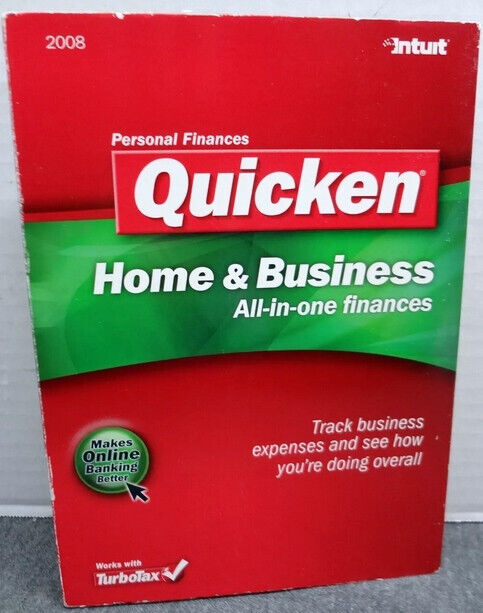 Quicken Personal Finances Home & Business 2008 | Windows PC